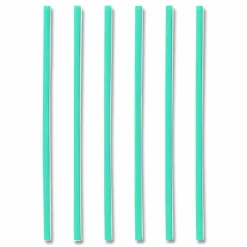 phade Stir Straws, 7-3/4", Ocean Blue, 375 Straws Per Box, Carton Of 10 Boxes
