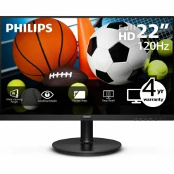 Philips V-line 221V8LB3S 22" Class Full HD LED Monitor - 16:9 - Textured Black