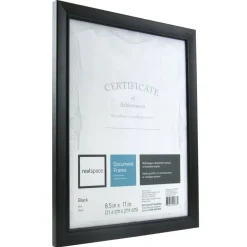 Photo/Document Frame, Cornell, 8-1/2" x 11", Black