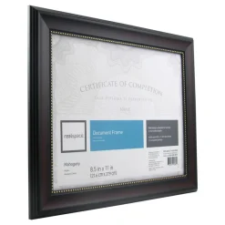Photo/Document Frame, Harrison, 8-1/2" x 11", Mahogany