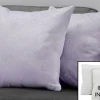 Pillows, Set Of 2, 18 X 18 Square, Insert Included, Decorative Throw, Accent, Sofa, Couch, Bedroom, Purple Hypoallergenic Polyester, Modern