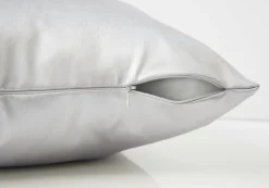 Pillows, 18 X 18 Square, Insert Included, Decorative Throw, Accent, Sofa, Couch, Bedroom, Grey Hypoallergenic Polyester, Modern