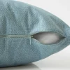 Pillows, 18 X 18 Square, Insert Included, Decorative Throw, Accent, Sofa, Couch, Bedroom, Blue Hypoallergenic Polyester, Modern