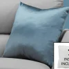 Pillows, 18 X 18 Square, Insert Included, Decorative Throw, Accent, Sofa, Couch, Bedroom, Gold And Grey Hypoallergenic Polyester, Modern