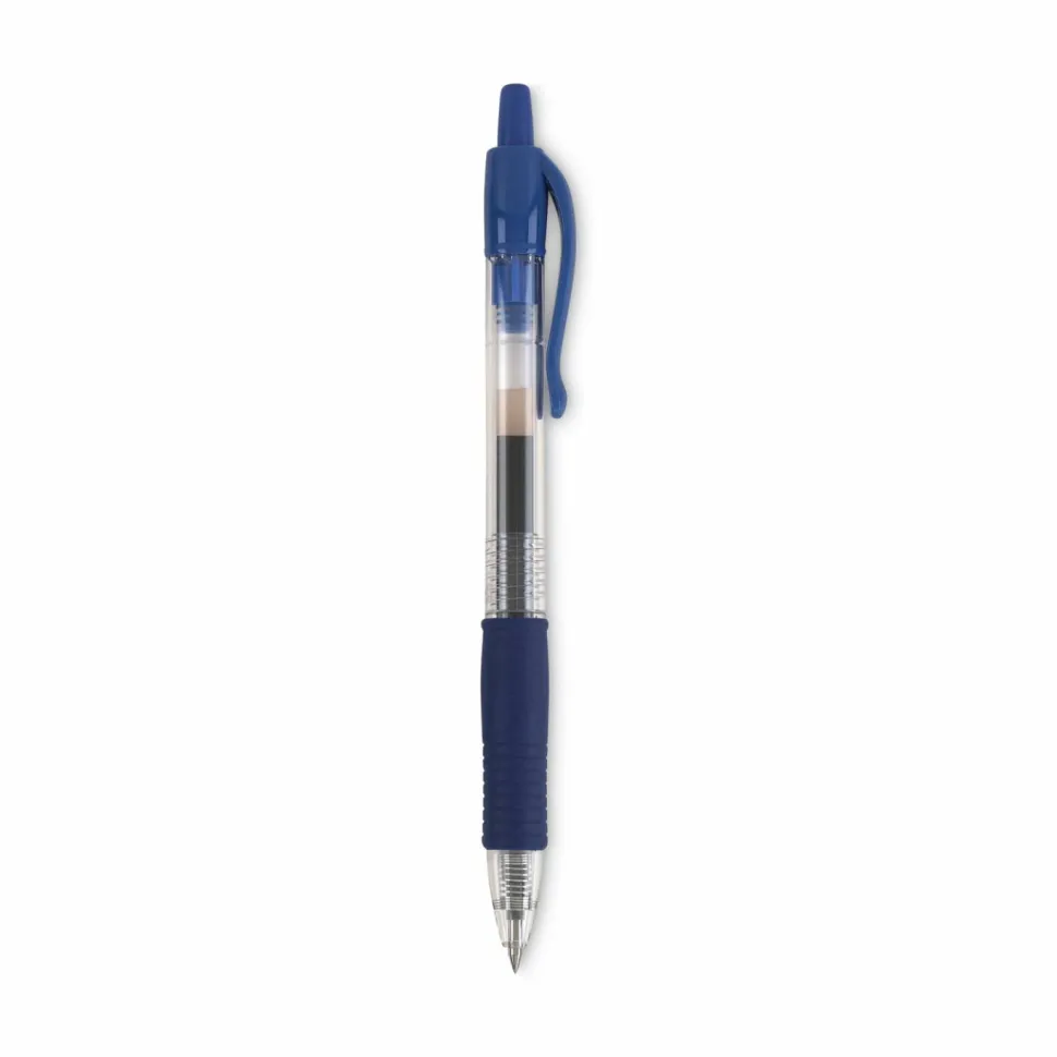 Pilot G2 Retractable Gel Pens, Fine Point, 0.7 mm, Black Barrel, Black Ink, Pack Of 36 Pens