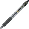 Pilot G2 Retractable Gel Pens, Pack Of 36, Bold Point, 1.0 mm, Clear Barrel, Black Ink