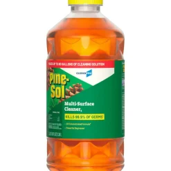 Pine-Sol CloroxPro Multi-Surface Cleaner Concentrated, Lemon Fresh Scent, 80 oz Bottle, 3/Carton