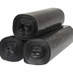 Pitt Plastics Repro Can Liners, 0.9-mil, 16 Gallons, Black, Case Of 500