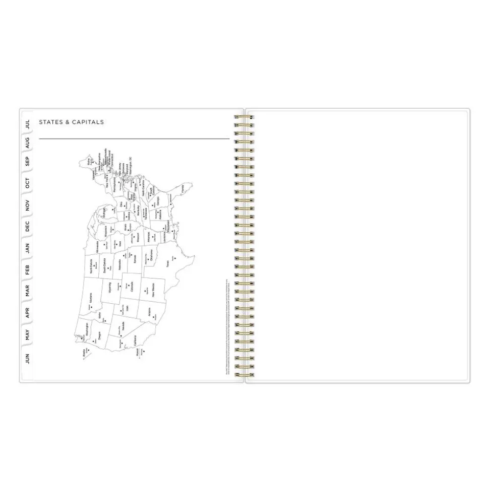 Planning Calendar AG Multi Color Smoke PP 8.5x11 AY26–27, 2026 to 2027 Calendar