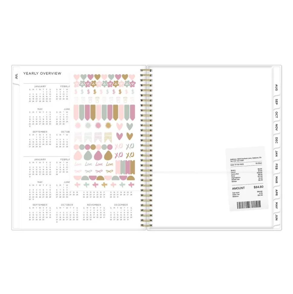 Planning Calendar AG Multi Color Smoke PP 8.5x11 AY26–27, 2026 to 2027 Calendar