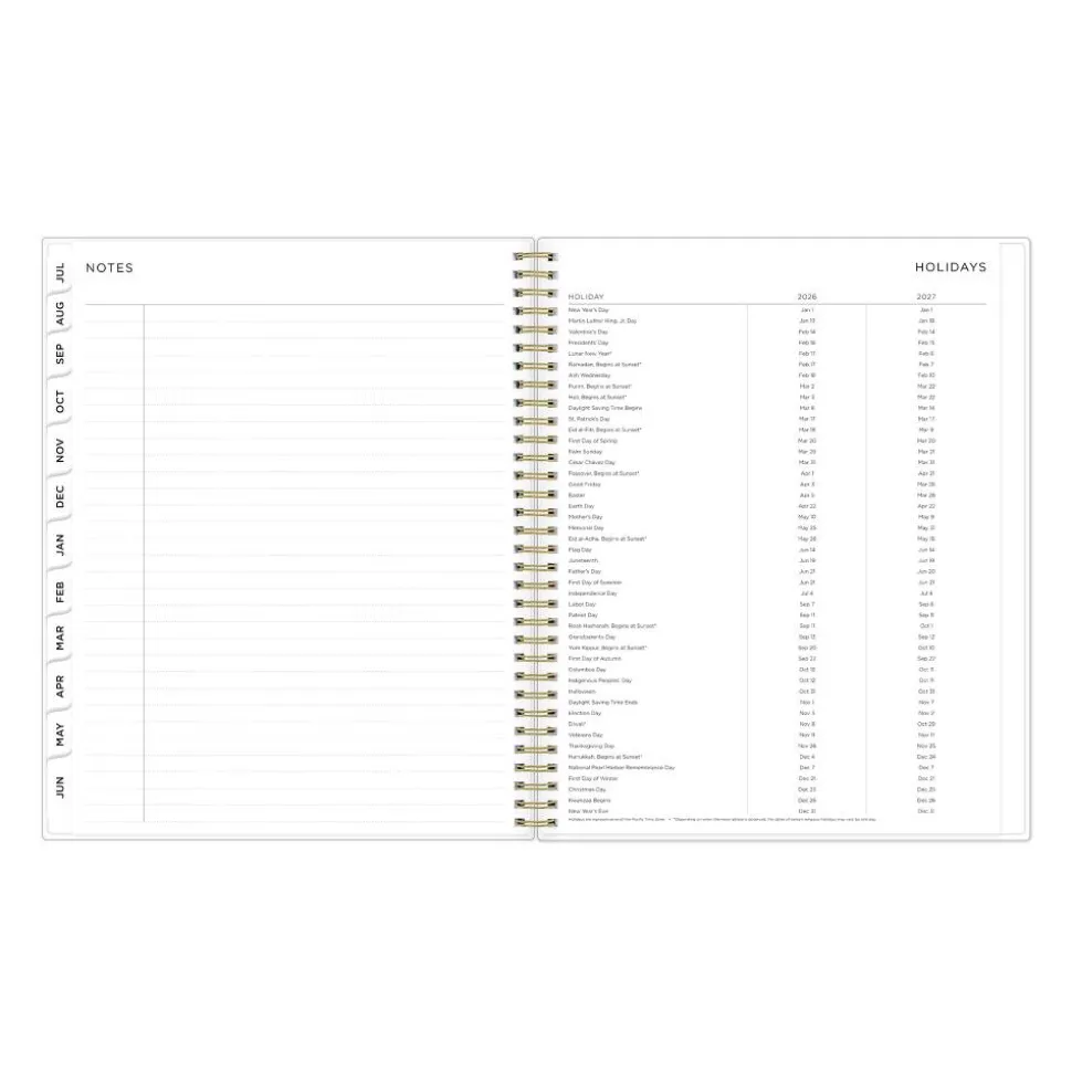 Planning Calendar AG Multi Color Smoke PP 8.5x11 AY26–27, 2026 to 2027 Calendar