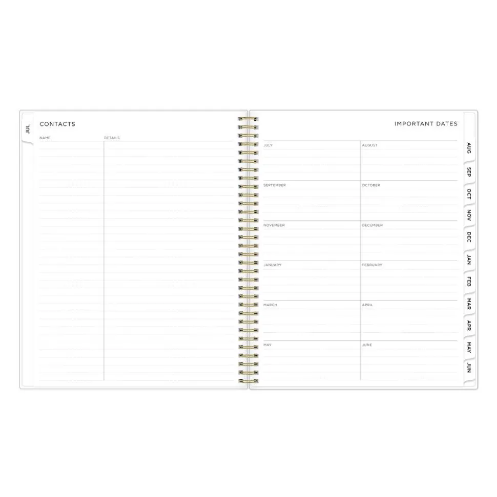 Planning Calendar AG Multi Color Smoke PP 8.5x11 AY26–27, 2026 to 2027 Calendar