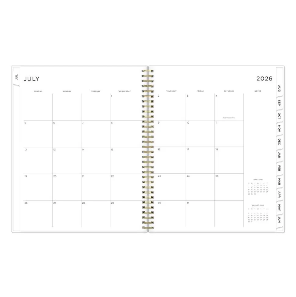 Planning Calendar AG Multi Color Smoke PP 8.5x11 AY26–27, 2026 to 2027 Calendar