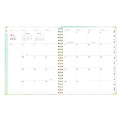 Planning Calendar BS Rainbow Ink Matte 8.5x11 AY26–27 (15-mo), 2026 to 2027 Calendar