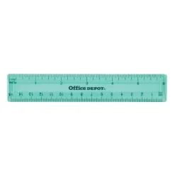 Plastic Ruler, 6", Assorted Colors (No Color Choice), 1 Each