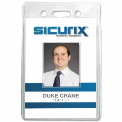 Plastic Badge Holders, 3-3/4