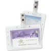 Plastic Convertible Badge Holders With Clips, Box Of 50