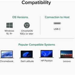 Plugable 11-in-1 USB-C Hub 100W USB-C Pass-through, Laptop Docking Station Dual Monitor with 4K 60Hz HDMI