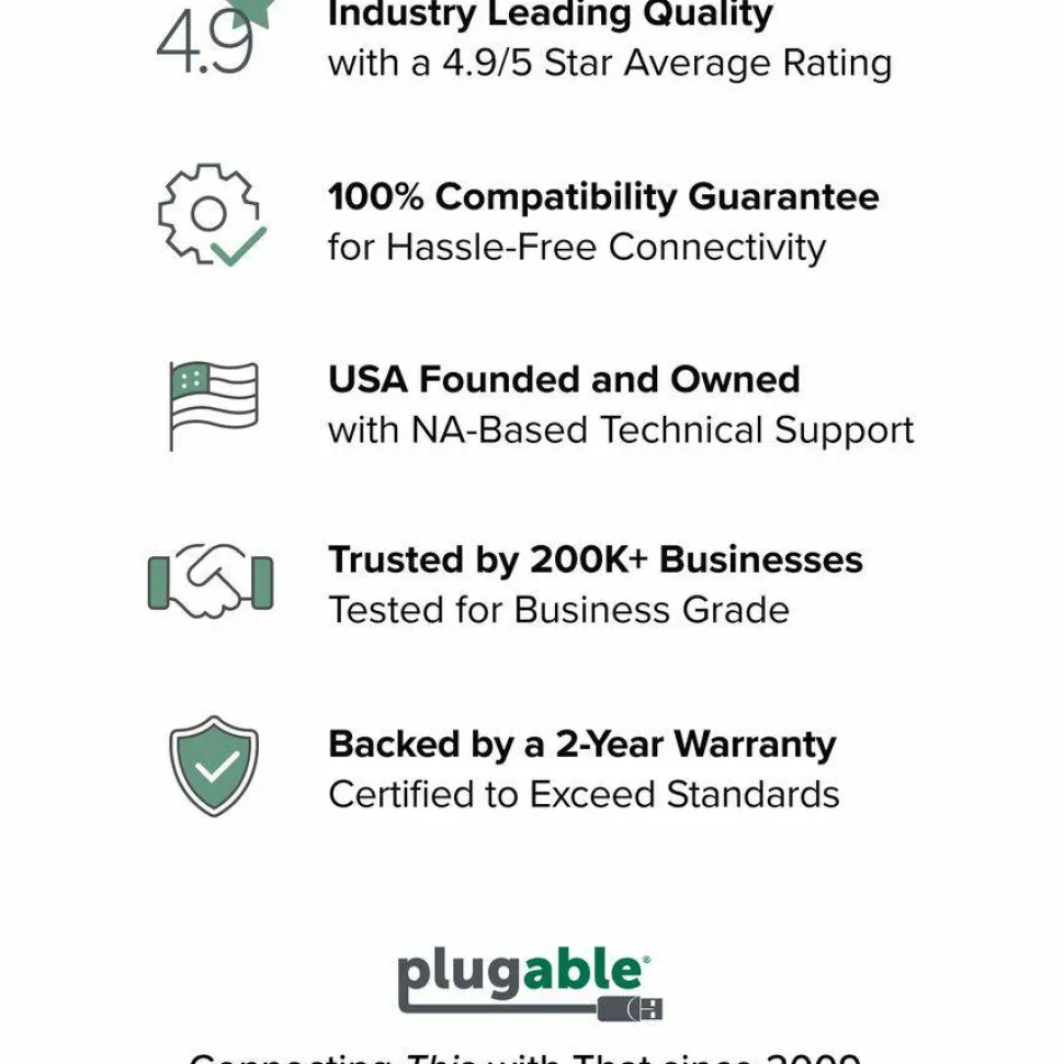 Plugable USB 3.0 Universal Laptop Docking Station for Windows and Mac