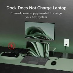 Plugable USB 3.0 Universal Laptop Docking Station for Windows and Mac