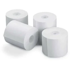 1-Ply Bond Paper Roll, 2-1/4" x 150', White, Pack of 12
