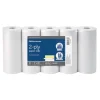 2-Ply Paper Rolls, 3" x 85', Canary/White, Pack Of 10