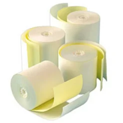 2-Ply Paper Rolls, 2 1/4" x 100', Canary/White