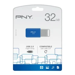 PNY USB 2.0 Flash Drive, 32GB, Assorted Colors