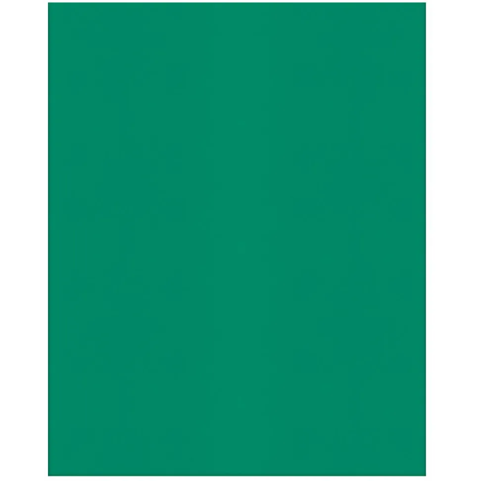 2-Pocket Paper Folders, Green, Pack Of 25