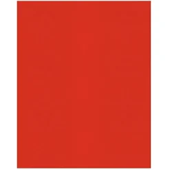 2-Pocket Paper Folders, Red, Pack of 25