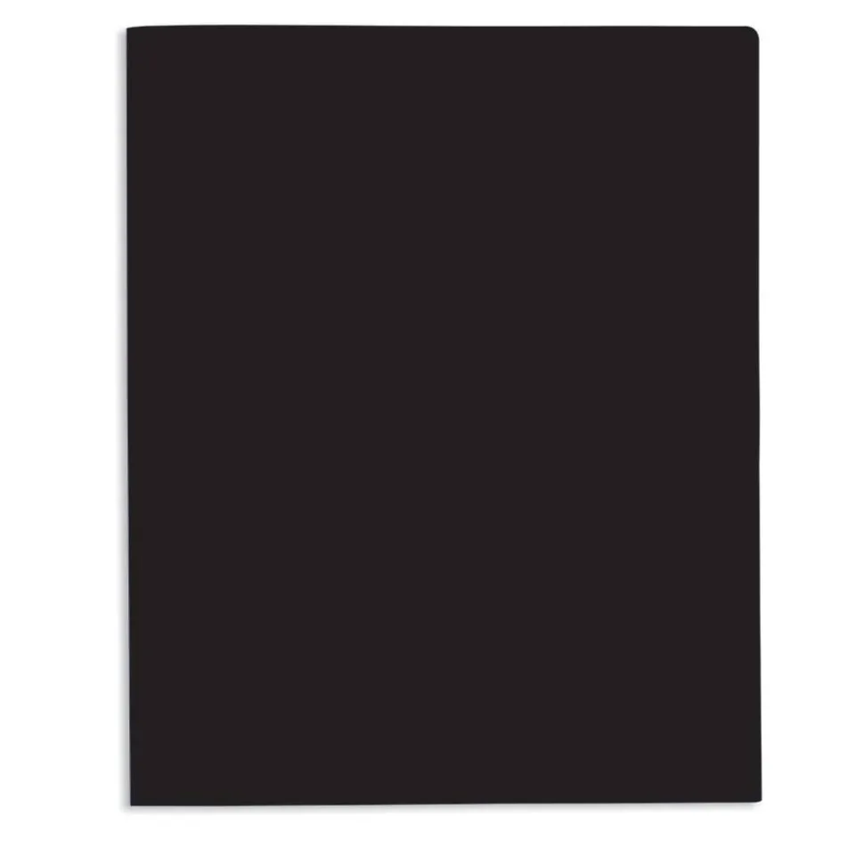 2-Pocket Poly Folders, Letter Size, Assorted Colors, Pack Of 10