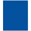 2-Pocket School-Grade Paper Folder with Prongs, Letter Size, Blue