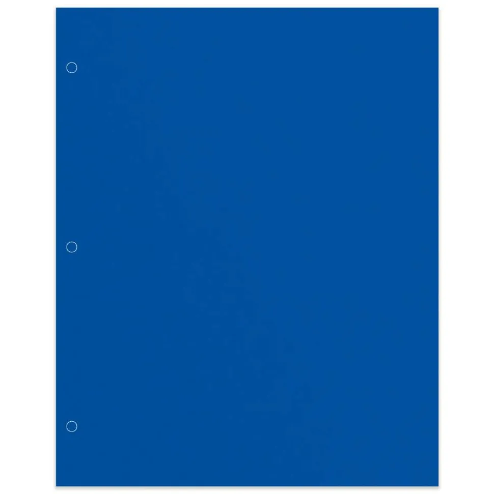 2-Pocket School-Grade Paper Folders, Letter Size, Assorted Colors, Pack Of 10
