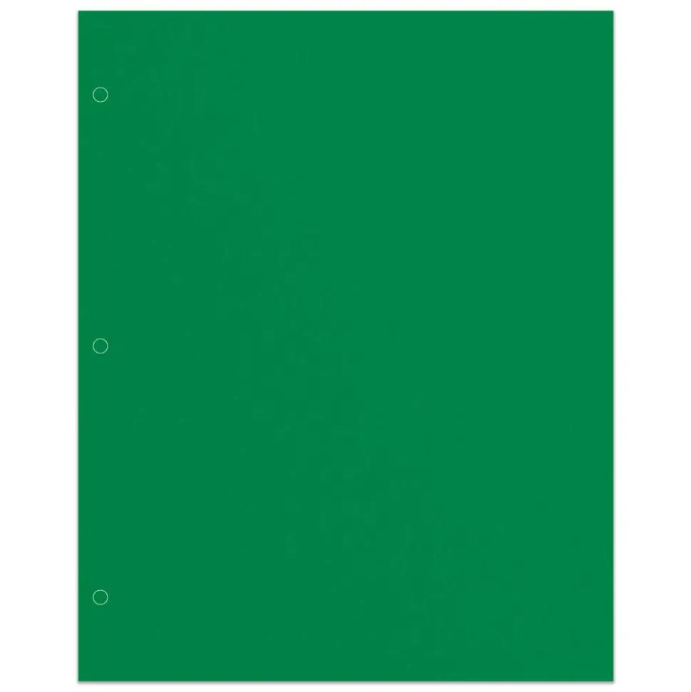 2-Pocket School-Grade Paper Folders, Letter Size, Assorted Colors, Pack Of 10