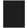 2-Pocket School-Grade Paper Folder, Letter Size, Black