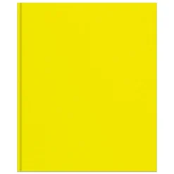 2-Pocket School-Grade Paper Folder with Prongs, Letter Size, Yellow