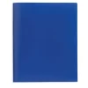 2-Pocket School-Grade Poly Folder with Prongs, Letter Size, Blue