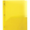 2-Pocket School-Grade Poly Folder with Prongs, Letter Size, Assorted Colors, Pack Of 10