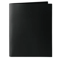 2-Pocket School-Grade Poly Folder with Prongs, Letter Size, Assorted Colors, Pack Of 10