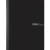 Poly Composition Book, 7-1/2" x 9-3/4", College Ruled, 80 Sheets, Black
