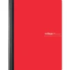 Poly Composition Book, 7-1/2" x 9-3/4", College Ruled, 80 Sheets, Red