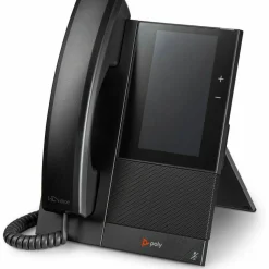 Poly CCX 505 IP Phone - Corded - Corded/Cordless - Wi-Fi, Bluetooth - Desktop, Wall Mountable - Black