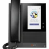 Poly CCX 400 IP Phone - Corded - Corded - Desktop, Wall Mountable - Black