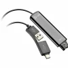 Poly DA75 USB to QD Black Adapter TAA