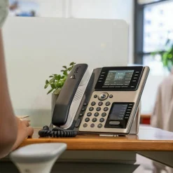 Poly Edge IP Phone - Corded - Corded - Desktop - Black - TAA Compliant
