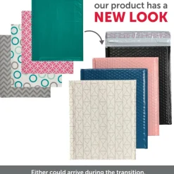 Poly Fashion Bubble Mailer, #2, 8 1/2