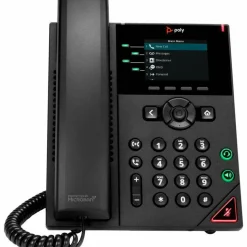 Poly VVX 250 IP Phone - Corded - Corded - Desktop, Wall Mountable - Black
