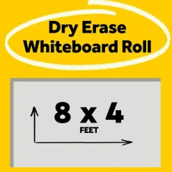 Post it Non-Magnetic Dry-Erase Whiteboard Surface, 48