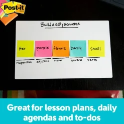 Post-it Dry Erase Sheets, 7 in x 11.3 in, 1 Pack, 3 Sheets/Pack, White, DEFSHEETS-3PK
