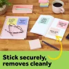 Post-it Greener 100% Recycled Paper Notes, 3 x 3 in, 24 Bulk Sticky Note Pads, 75 Sheets/Pad, School Supplies and Office Products, Sweet Sprinkles